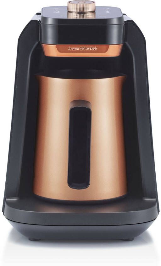 Arzum OKKA Rich Spin Pro Plus Turks Koffiezetapparaat OK0038-0400 Koper 700 Watt 8 Standen Ingebouwde watertank