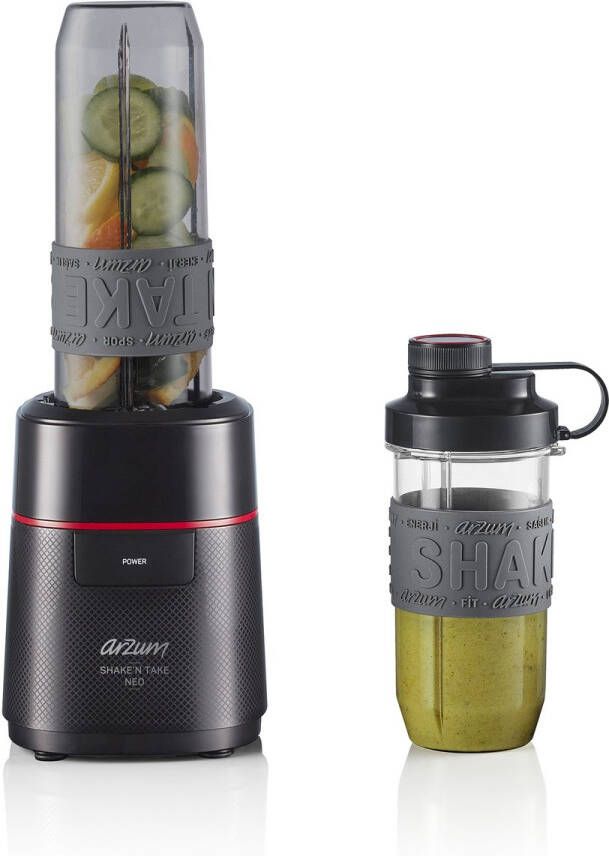 Arzum Shake 'n Take Neo Blender AR1147-0100 Zwart Mini blender 500W