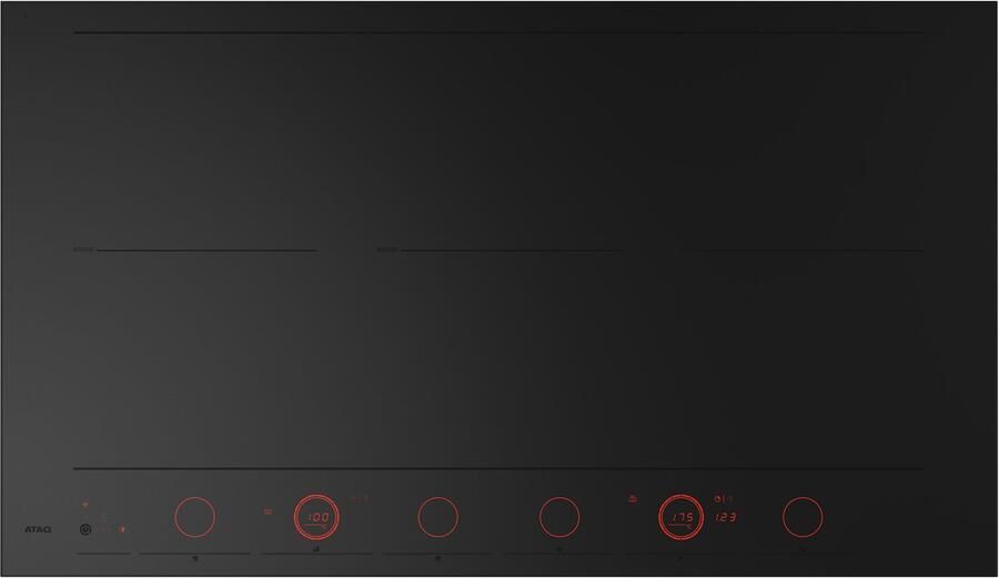 ATAG HI29672SV kookplaat Zwart Ingebouwd 90 cm Inductiekookplaat zones 6 zone(s)