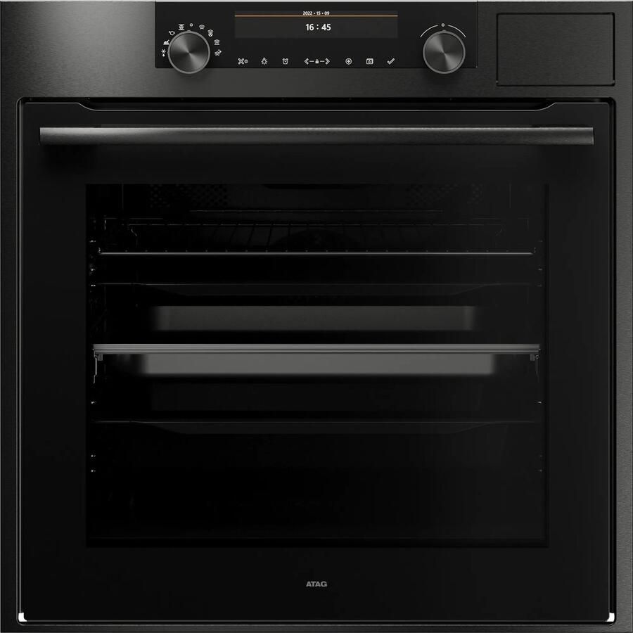ATAG Matrix CS66121D stoomoven 73 ltr met 6 LCD scherm A+ zwart