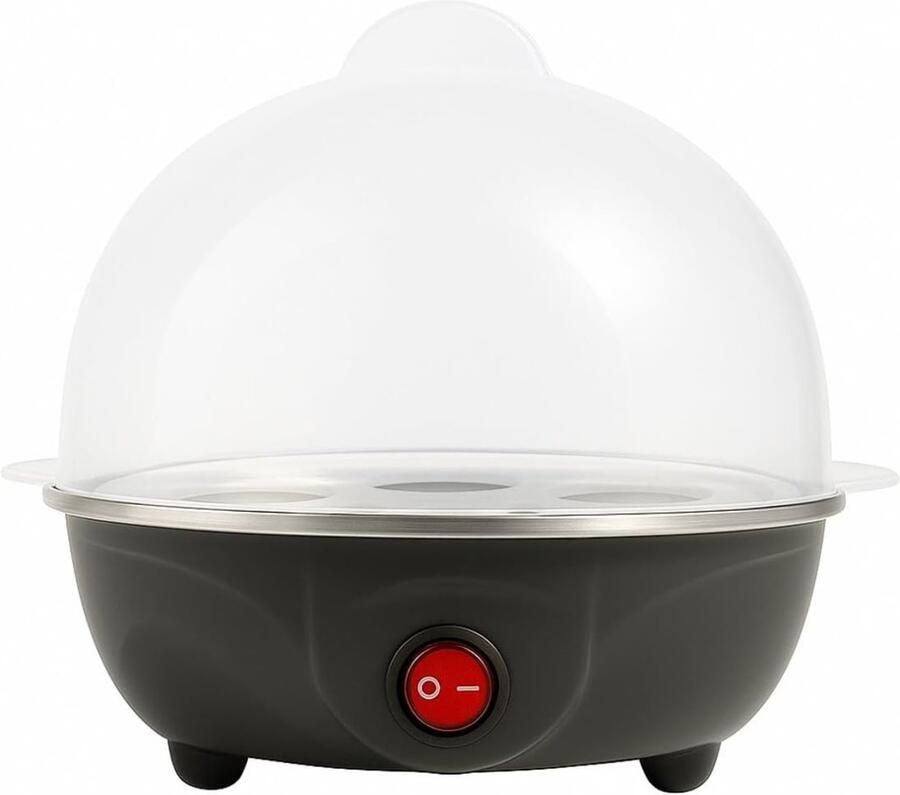 Aura Eierkoker magnetron Eierkoker electrisch Wit 16cm x 16cm x 15cm