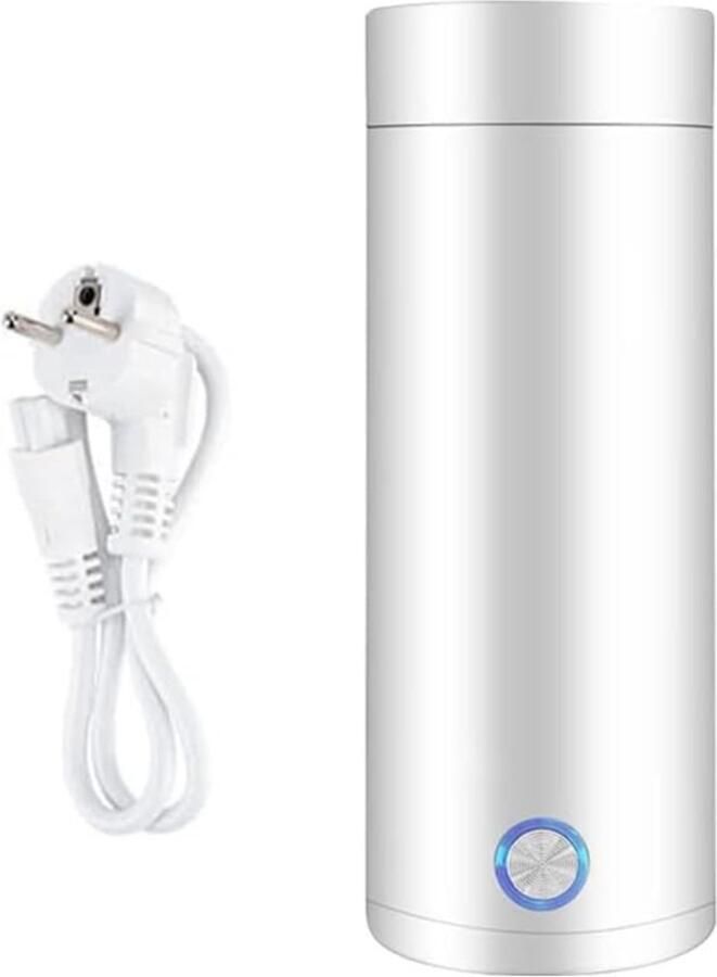 Aura Waterkoker camping Waterkoker klein Waterkoker reis Wit 24cm x 8cm x 21cm