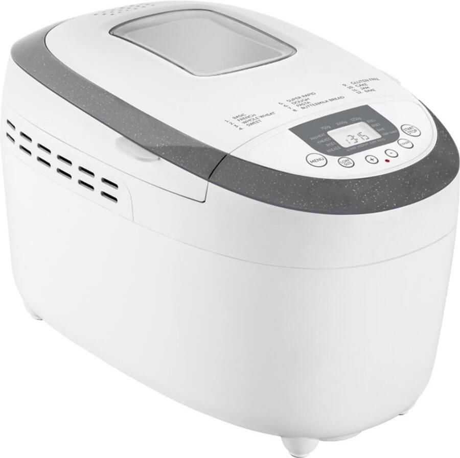 Aurixi Broodbakmachine Broodbakmachines Broodbak machine Wit 28cm x 42cm x 28cm