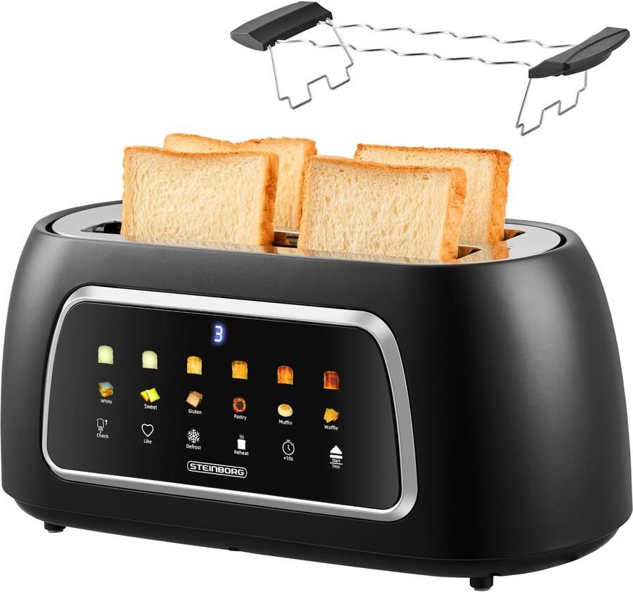 Automatische Broodrooster met Digitale Display
