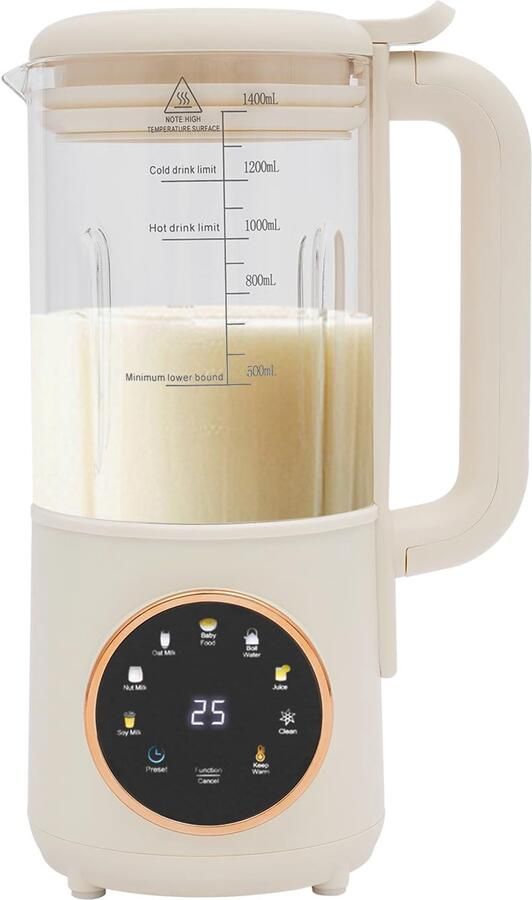 Automatische Sojamelk Maker met LED-aanraakscherm