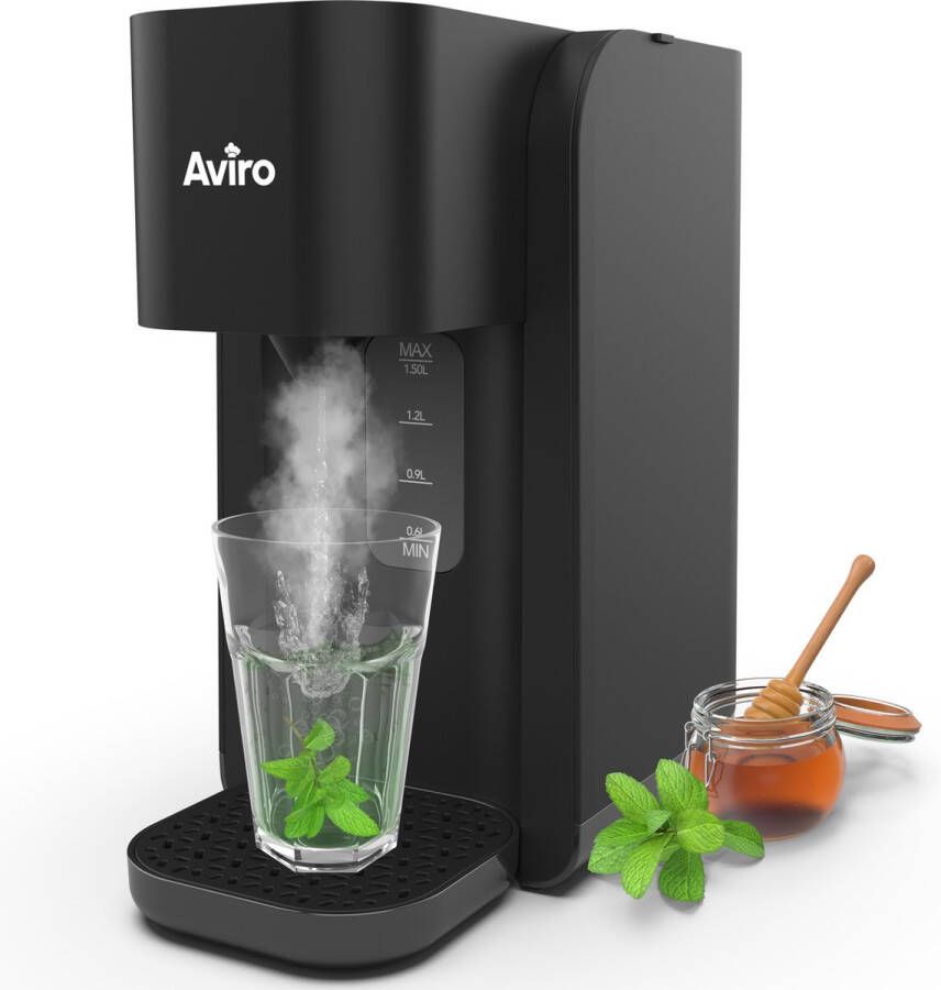 Aviro Heetwaterdispenser Heetwatertap 100°C Luxe Instant Waterkoker 2200W 1 5L Zwart