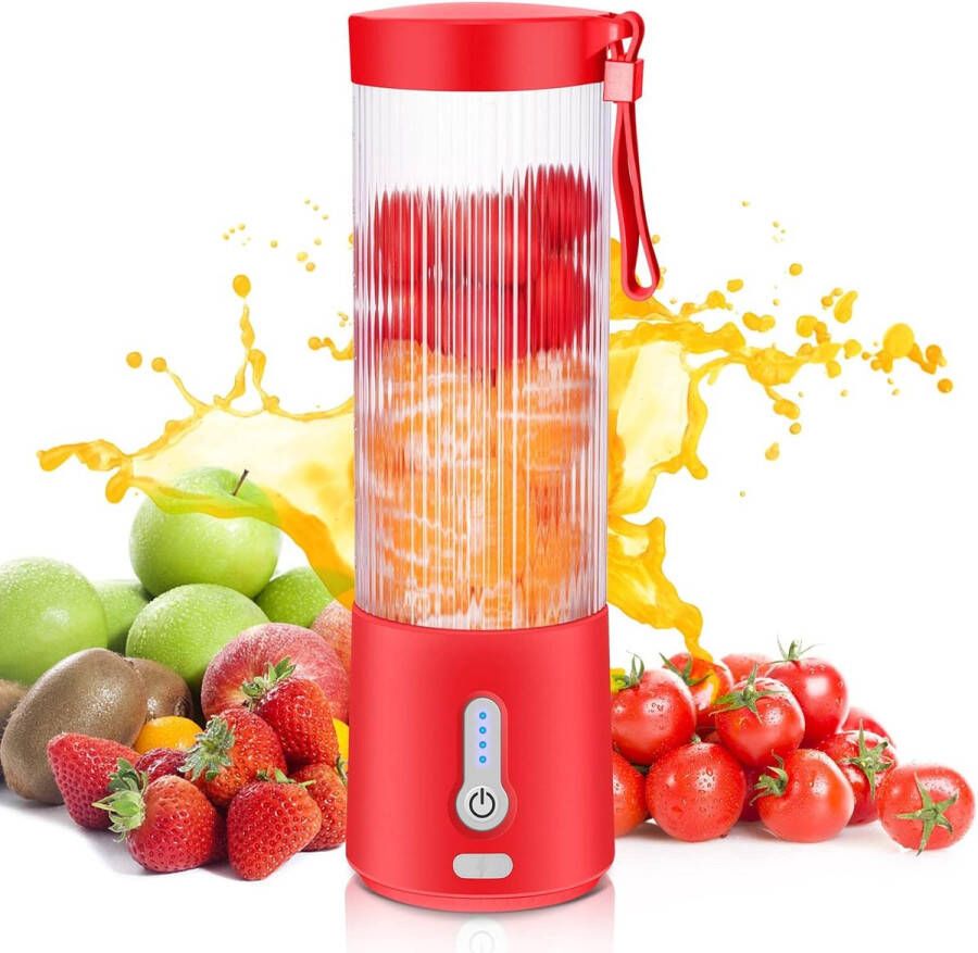 Draagbare Persoonlijke USB-Oplaadbare Smoothiemaker Fitnessstudio en Onderweg Gezonde Drankjes Blender Compact en Krachtig Geniet overal van Verse Smoothies