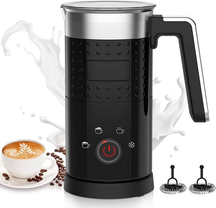 Ayangoods Elektrische Melkopschuimer Automatische Opschuimfunctie Grote Capaciteit Ideaal voor Koffie Cappuccino en Warme Chocolade
