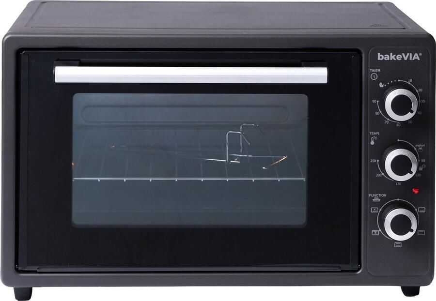 BakeVIA Series 1 Mini Oven 35 Liter Hetelucht Mat Grijs