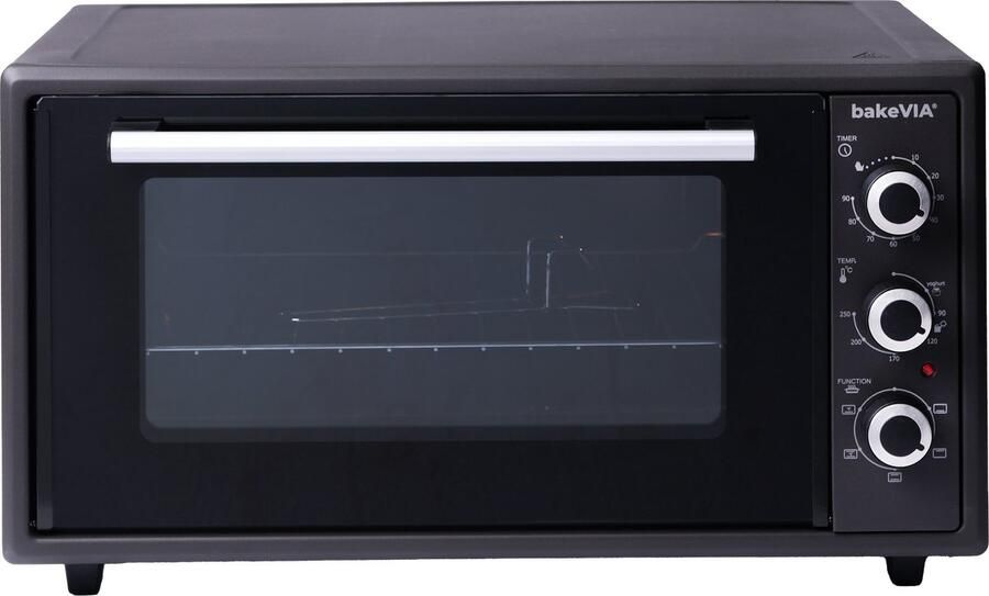 BakeVIA Series 1 Mini Oven 45 Liter Hetelucht Mat Grijs