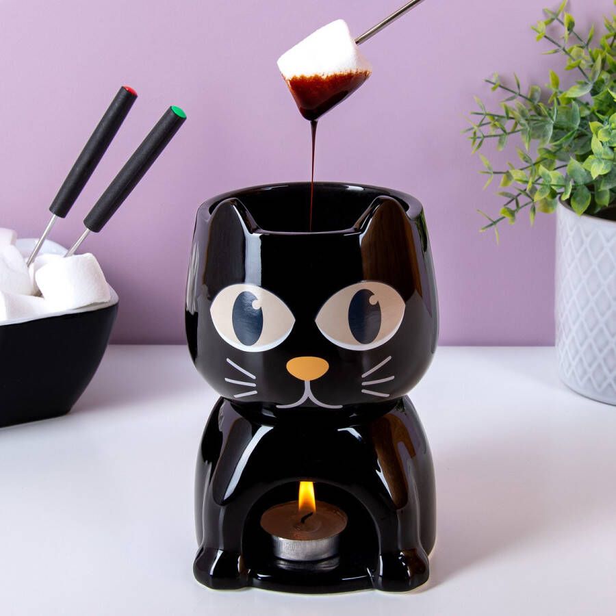 Balvi Warmtegevoelige Kat Fondueset van