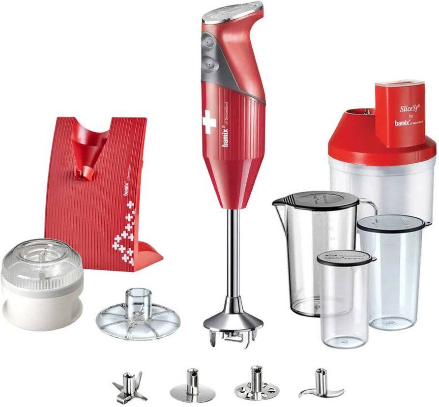 Bamix Staafmixer Set 250 W Rood Superbox M250
