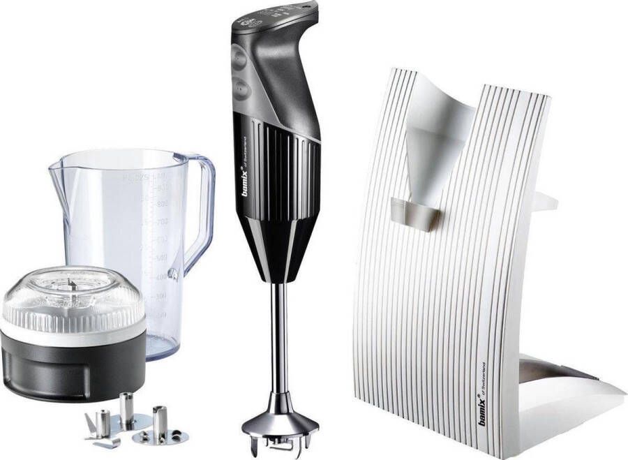 Bamix Staafmixer Swissline Zwart 200 W Met Accessoires En Smart Helpers