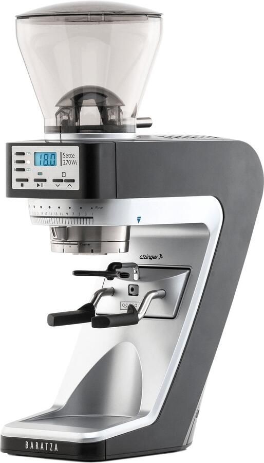 Baratza Sette 270Wi Elektrische koffiemolen Kegelvormige braammolen met ingebouwde weegschaal 31 maalstappen Zwart