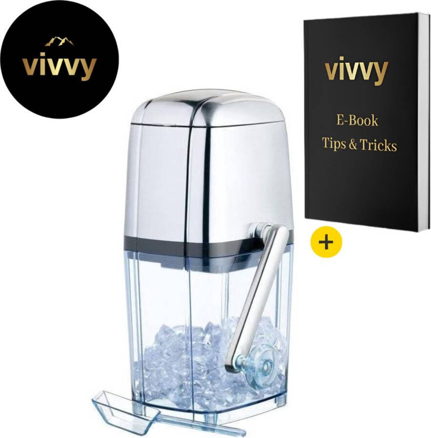 BarCraft Ice Crusher 2 In 1 IJs Crusher Eenvoudig Te Besturen IJsblokjesmachine Crushed Ice Multifunctioneel 100% Verkoeling Garantie