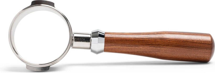 Barista-essentials Naked Portafilter Hout 58mm (Sage) RVS Bodemloze Filterdrager Portafilter Filterdrager Bottomless Portafilter – Piston E61 ECM Vibiemme – Espressomachine