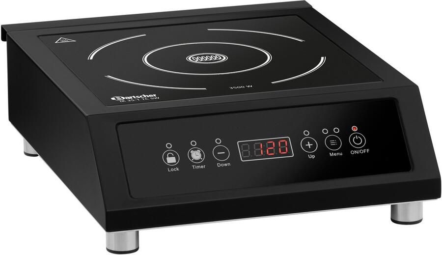 Bartscher 105884 Inductiekookplaat IK 35-1 TC SW Horeca & Professioneel
