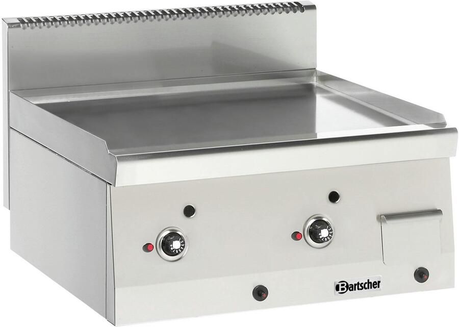 Bartscher Bakplaat Gas Serie 600 Glad 7-6kW 600x600x430mm