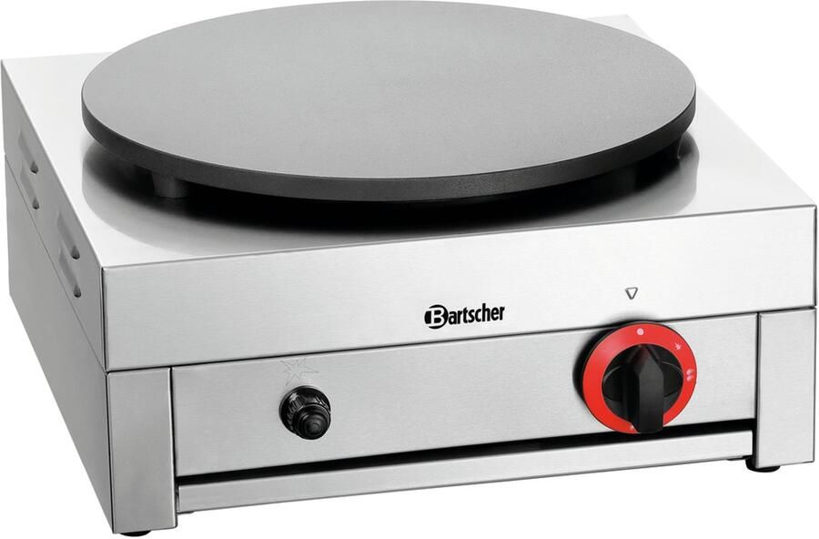 Bartscher Crêpe-bakplaat 1CP400G Gas Ø 40cm 450x500x250mm