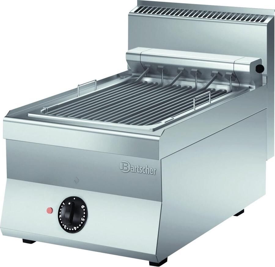 Bartscher Grillplaat 650- B400- TA 1 Zone RVS 400V 400x650x295mm