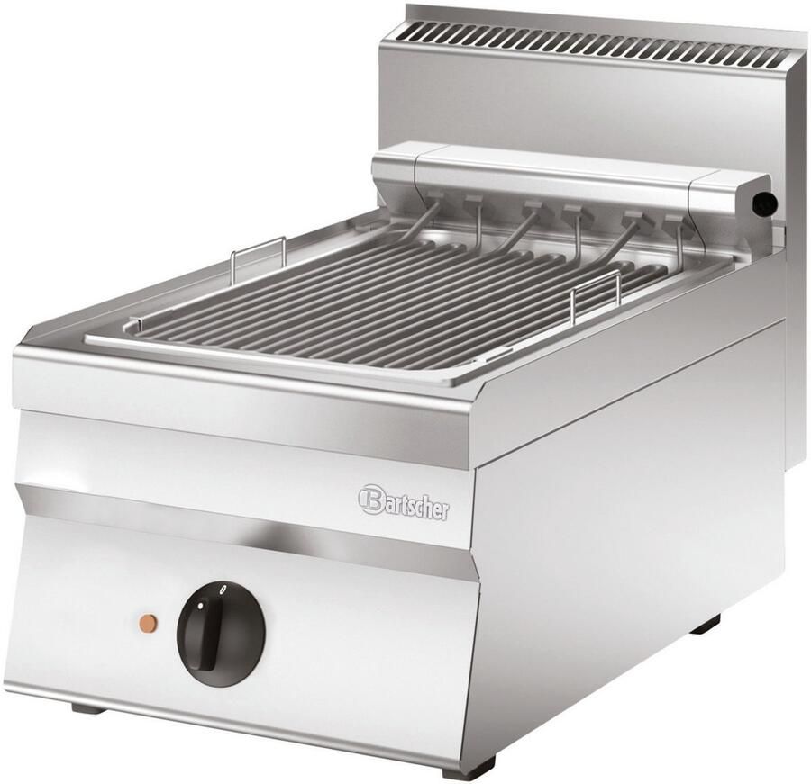 Bartscher Grillplaat 650- B400- TA 1 Zone RVS 400V 400x650x295mm