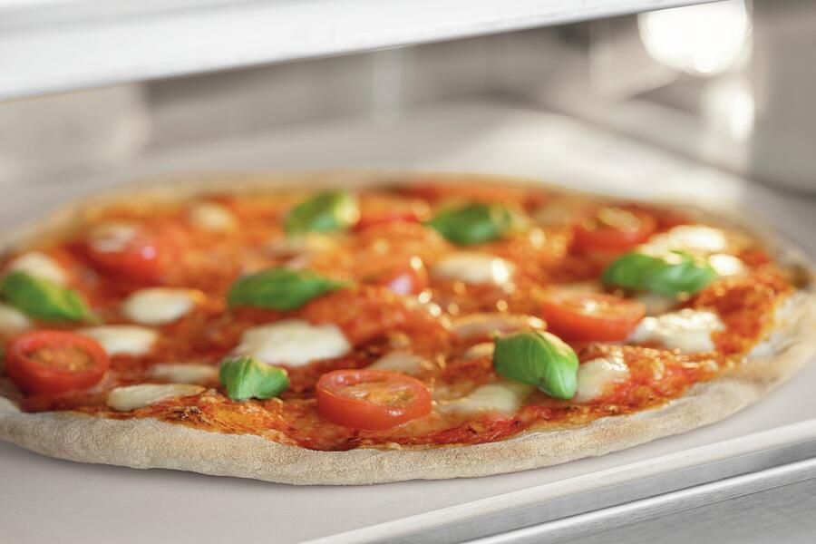 Bartscher Pizzaoven ST415-2 1x Ø40 cm 50-350°C 230V 580x580x315mm Horeca Oven