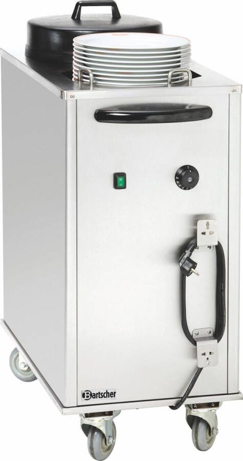 Bartscher Bordenwarmer Bordenwagen Elektrisch Verwarmd 2 kW 43x80x(h)103cm