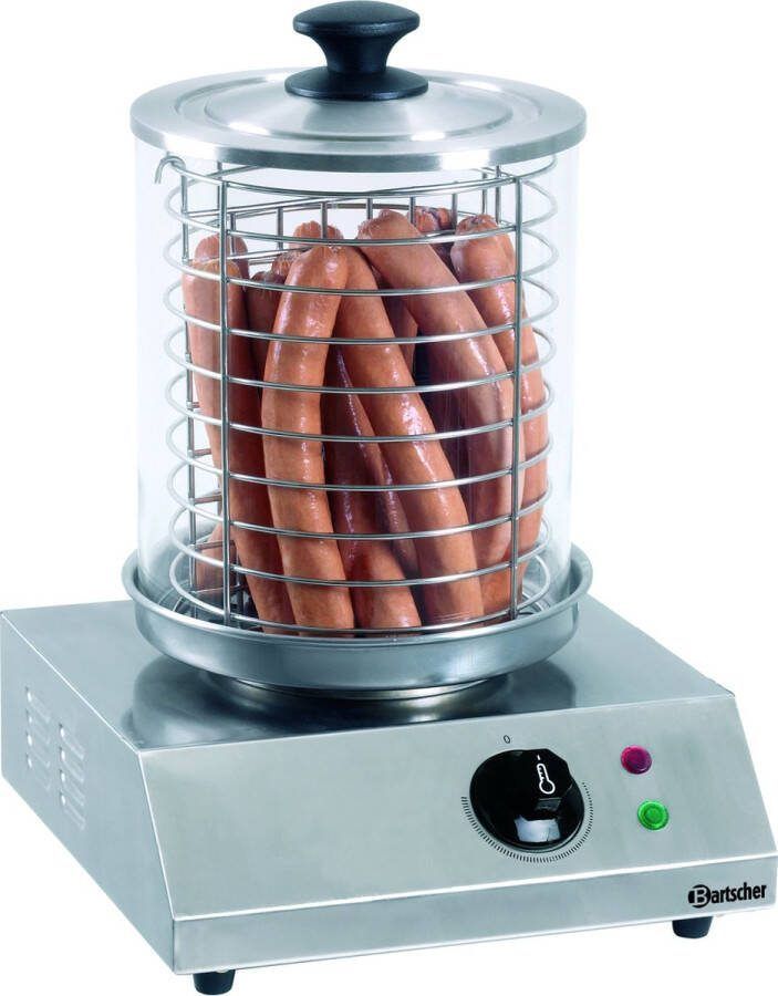 Bartscher Elektrische Hotdog Koker RVS Ã˜ 200 mm 280x280x(H)355mm
