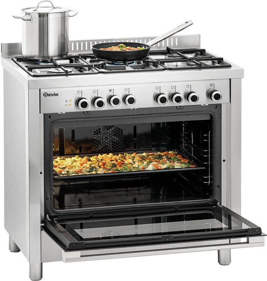 Bartscher Gasfornuis BGH 600 521 1519821 Horeca & Professioneel