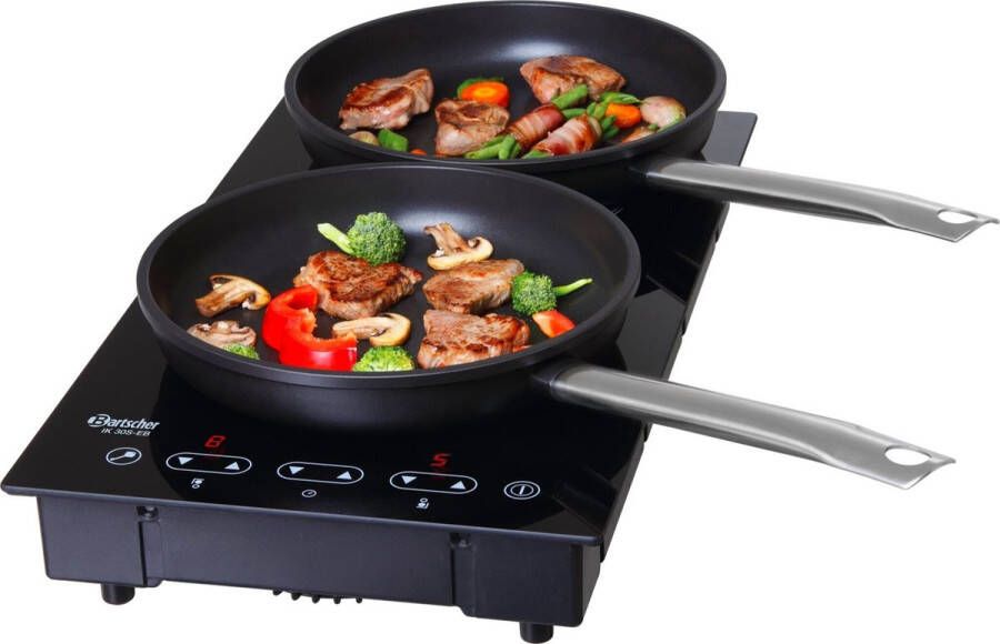 Bartscher inductie-kookplaat IK 30S-EB 29(b) x 51(d) x 8.3(h) cm