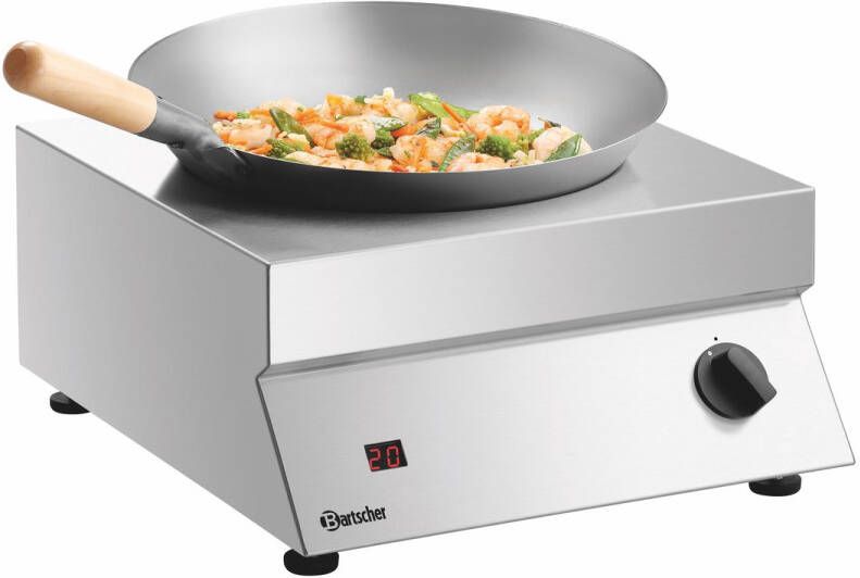 Bartscher Inductiewok 50 293 1 Brander 5 kW 400x455x180mm