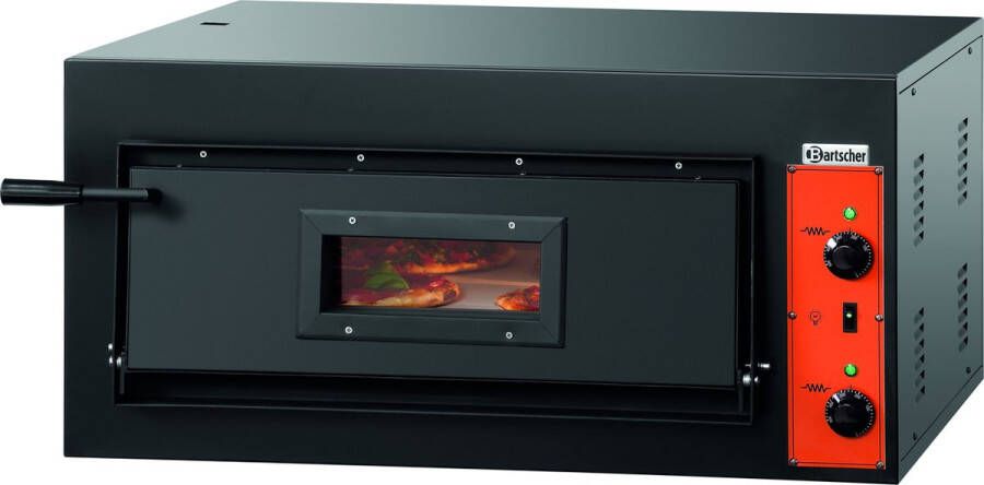 Bartscher Pizza Oven Enkel Elektrisch 4 Pizza's 30cm 400V 4 2kW 890x880x(H)430mm