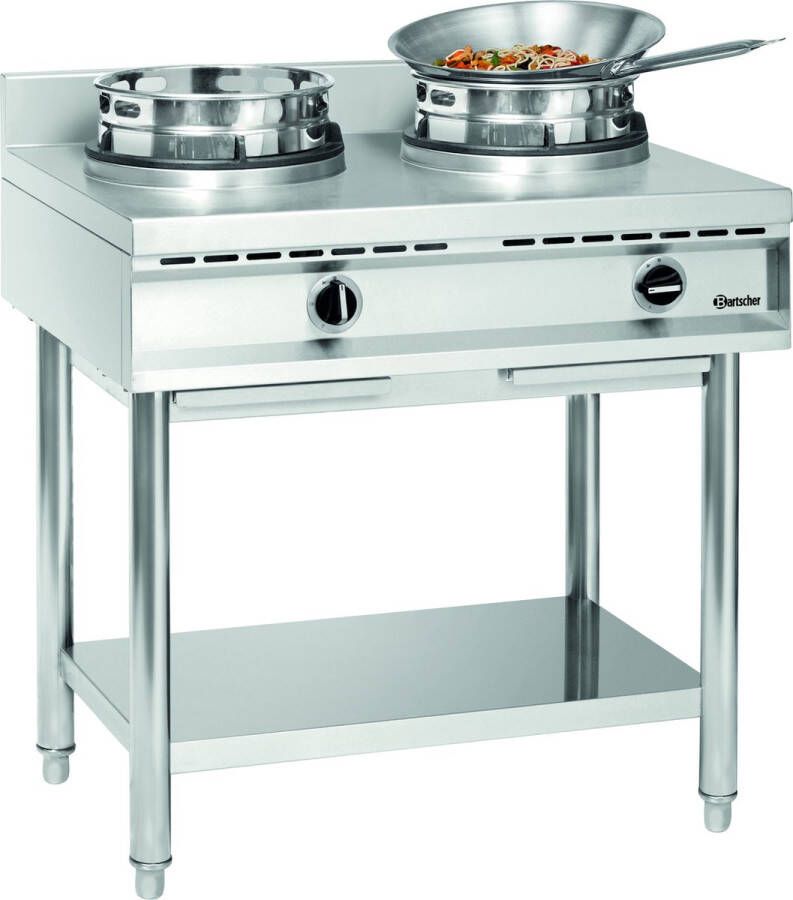 Bartscher Wokkookplaat 2 branders