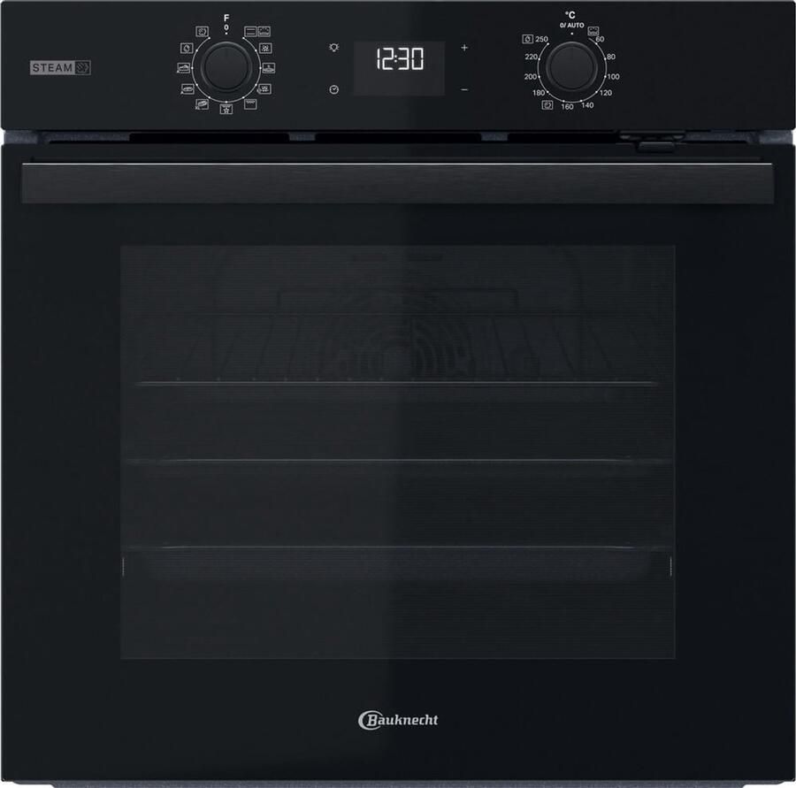 Bauknecht BBA2S85PU1K Inbouw oven Steam Zwart Nismaat 60
