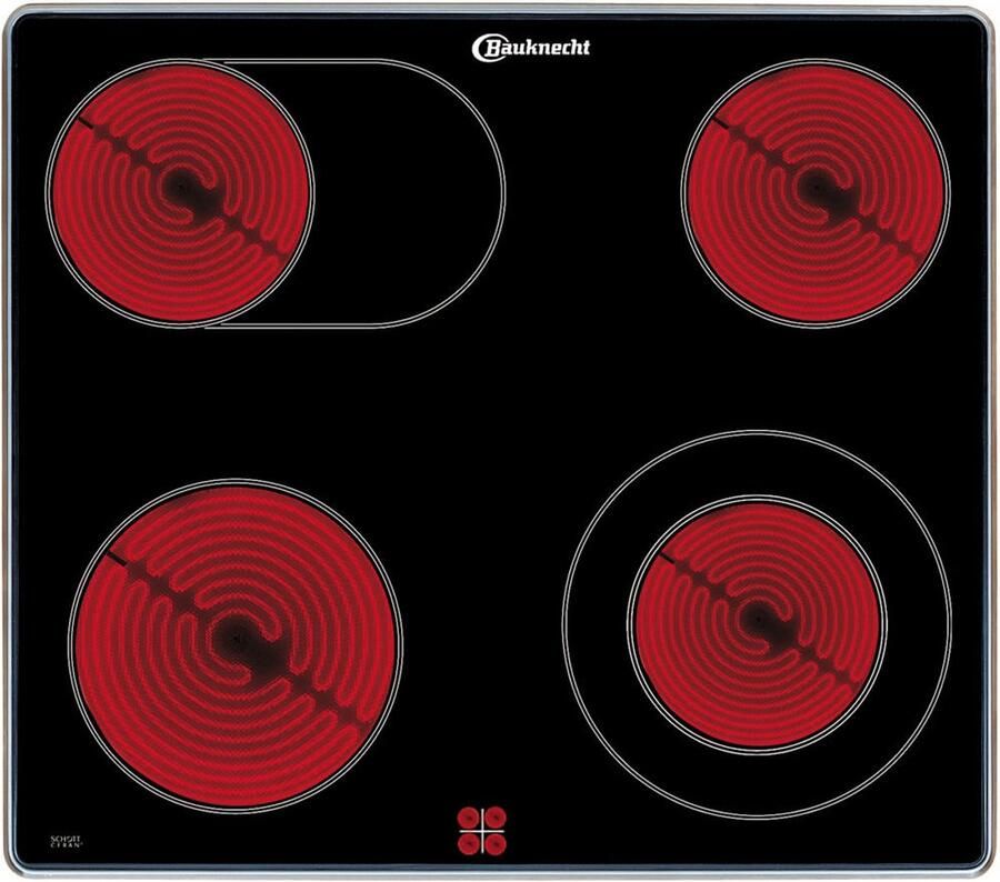 Bauknecht CHR 3462 IN Zwart Ingebouwd 60 cm Keramisch 4 zone(s)