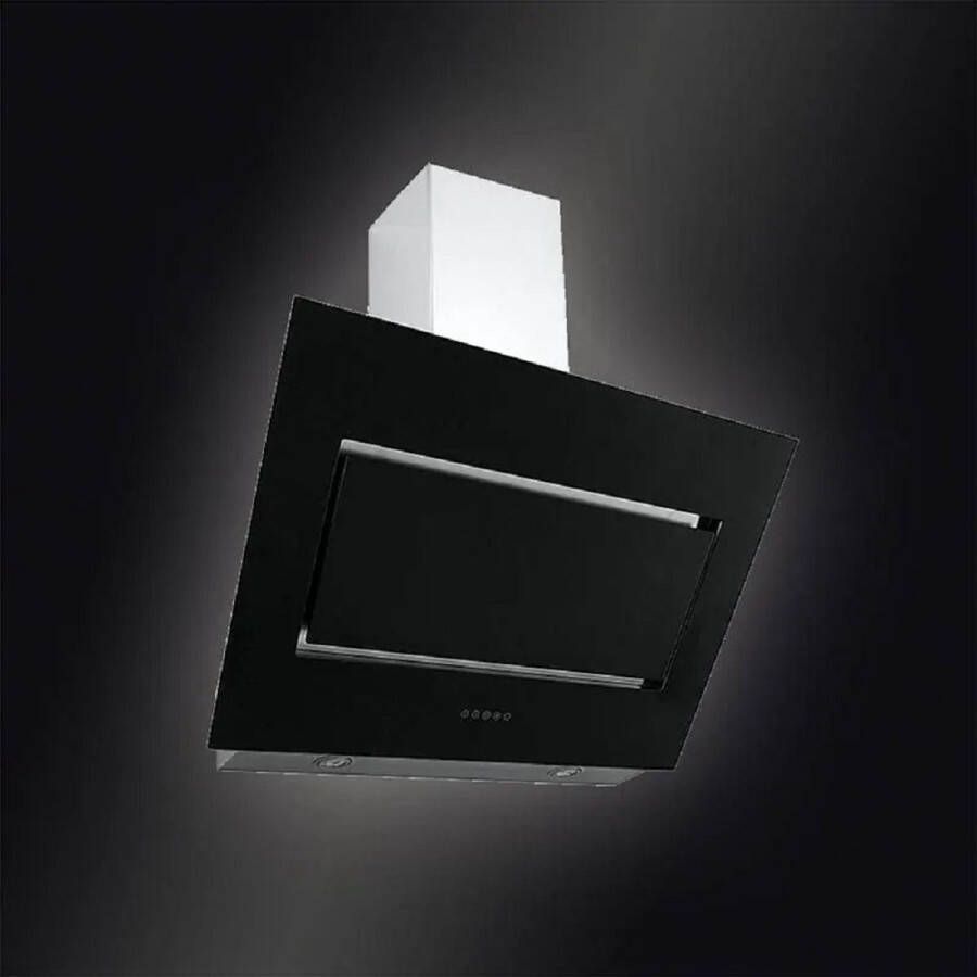 BAUMANN Afzuigkap Vista 60 zwart roestvrij staal glas zonder kopwand 850m3 h