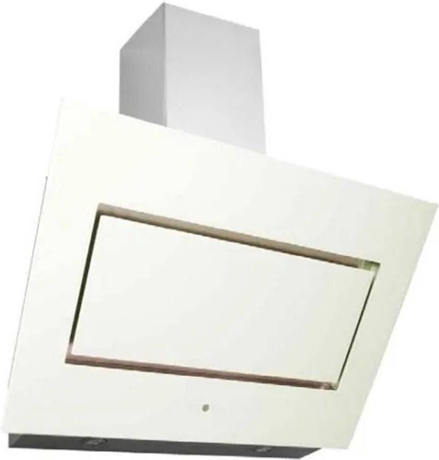 BAUMANN Afzuigkap Vista 90 Wit 850m³ h LED witte glaskop vrij wandmodel