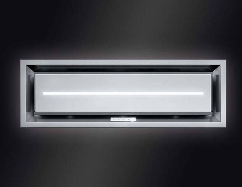 BAUMANN plafondafzuigkap Aurora 9030 roestvrij staal Afzuigkap 90 x 30 cm 875 m3 h