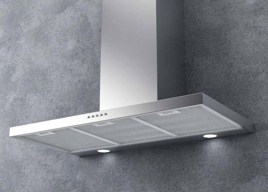 BAUMANN Wandafzuigkap Mira 90 Afzuigkap 90 cm Edelstahl