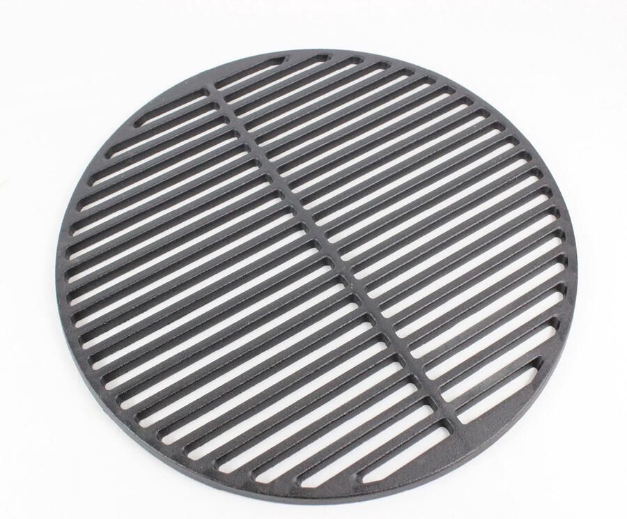 Baumarktplus TRUTZHOLM Grillrooster Ø 45 cm Rond Gusseisen Grillrooster Geëmailleerd Heavy Duty Grillgitter Gietijzeren Grillplaat