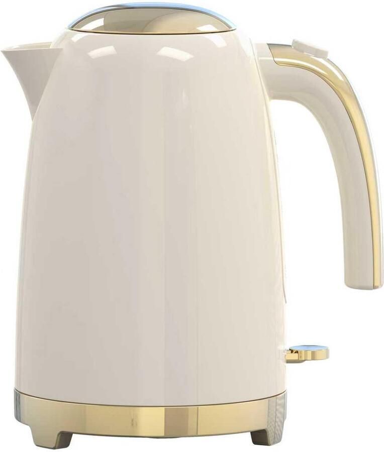 BAVARY Collection K584QN Design Waterkoker 1.7L 2200W Beige Goud - Foto 2
