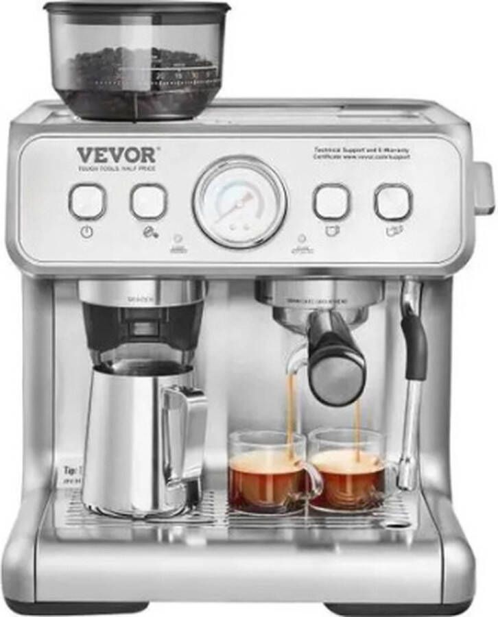 BBV Espresso machine Espresso apparaat Espressomachine volautomaat bonen Espresso 41x35x35cm