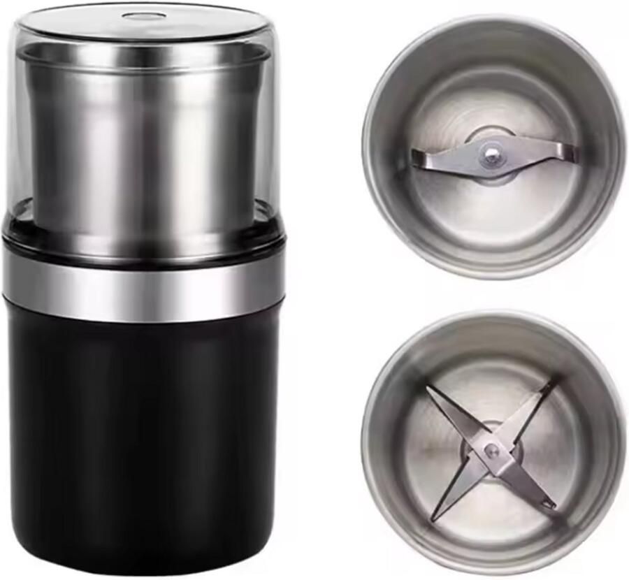 Bearly Elektrische Koffiemolen Multifunctionele Blender Bonenblender Coffee Grinder Koffiemaler Roestvrij Staal