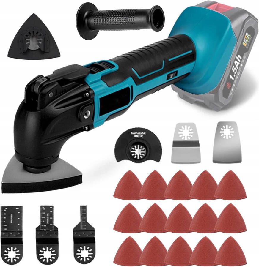 Bedee Decoratiefrees 18V 300W Snijmachine met 6 snelheden voor boren schrapen en polijsten