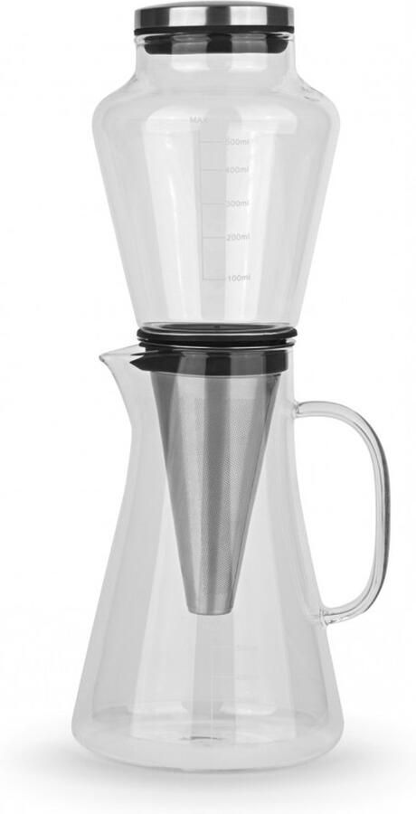Beem Cold Drip Koffiezetapparaat – 500ML – Cold Brew – ijskoffiemaker – cold drip coffe maker – duurzame uitneembare filter - Foto 2