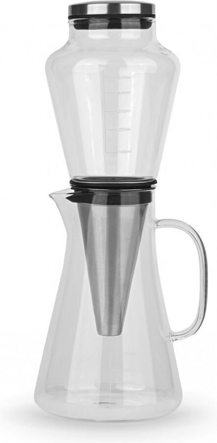 Beem Cold Drip Koffiezetapparaat – 500ML – Cold Brew – ijskoffiemaker – cold drip coffe maker – duurzame uitneembare filter - Foto 2