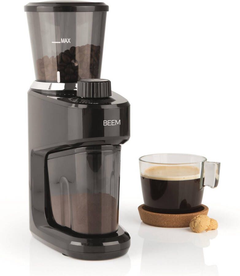 Beem elektrische koffiemolen Grind-intense – 150W – 15 maalstanden – koffiemaler - Foto 2