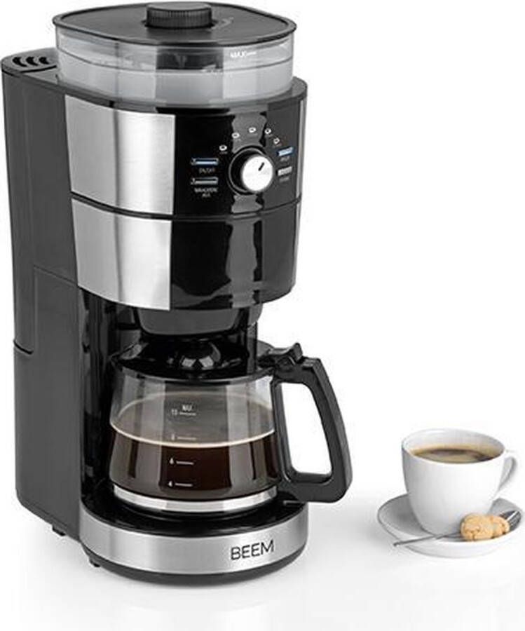 Beem Fresh-Aroma-Intense Koffiezetapparaat voor bonen en filterkoffie – met aroma-plus functie koffieapparaat - Foto 2