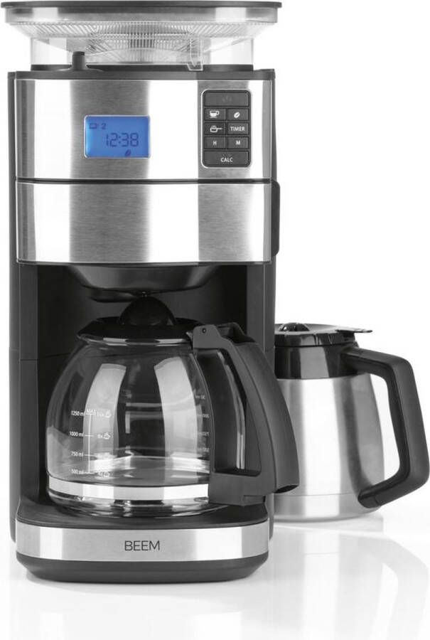 Beem Fresh Aroma-PERFECT II DUO Koffiezetapparaat voor bonen en filterkoffie – koffieapparaat inclusief twee koffiekannen - Foto 2