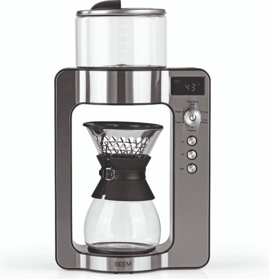 Beem Koffiemachine Pour Over met geïntegreerde weegschaal koffiezetapparaat overgieten filterkoffie